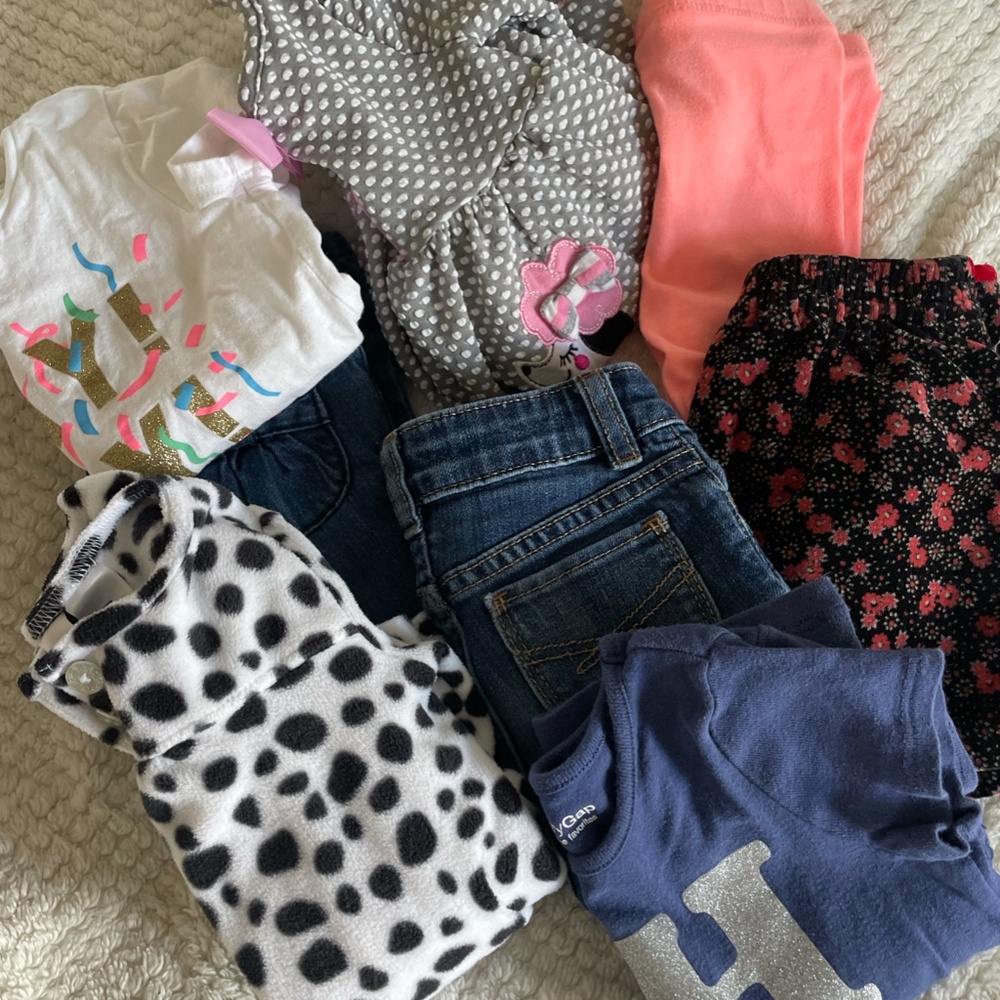 MISC CLOTHING LOT TODDLER GIRL SIZE 2T
